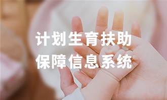 计划生育扶助保障信息系统